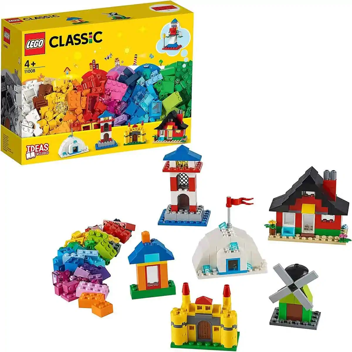 LEGO Classic – Bausteine: Bunte Häuser (11008) für 10,89 € [Prime] statt 15,98 €