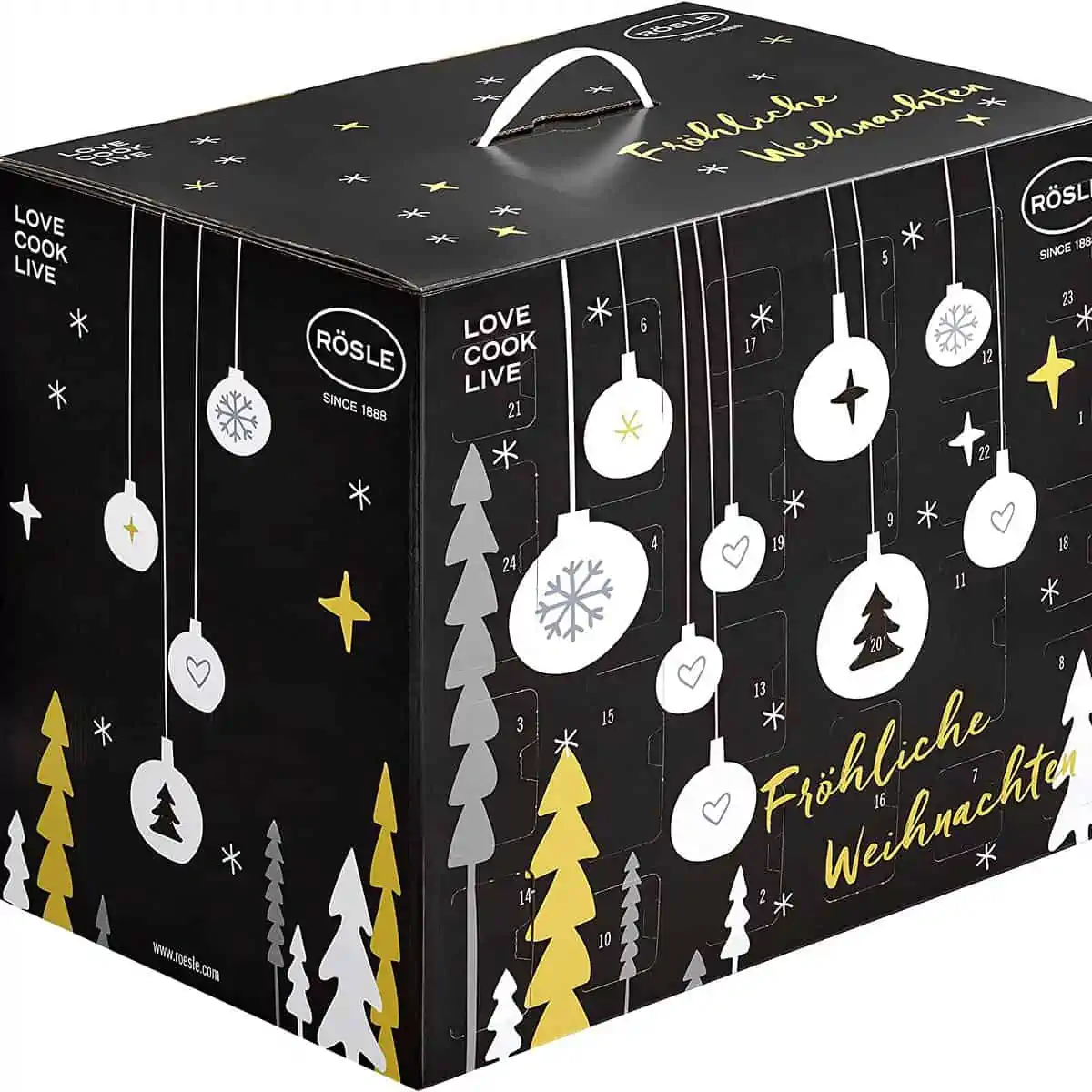 RÖSLE Adventskalender 2022 – mit 24 Original Rösle Küchenhelfern für 199,99 € inkl. Versand statt 249,00 €