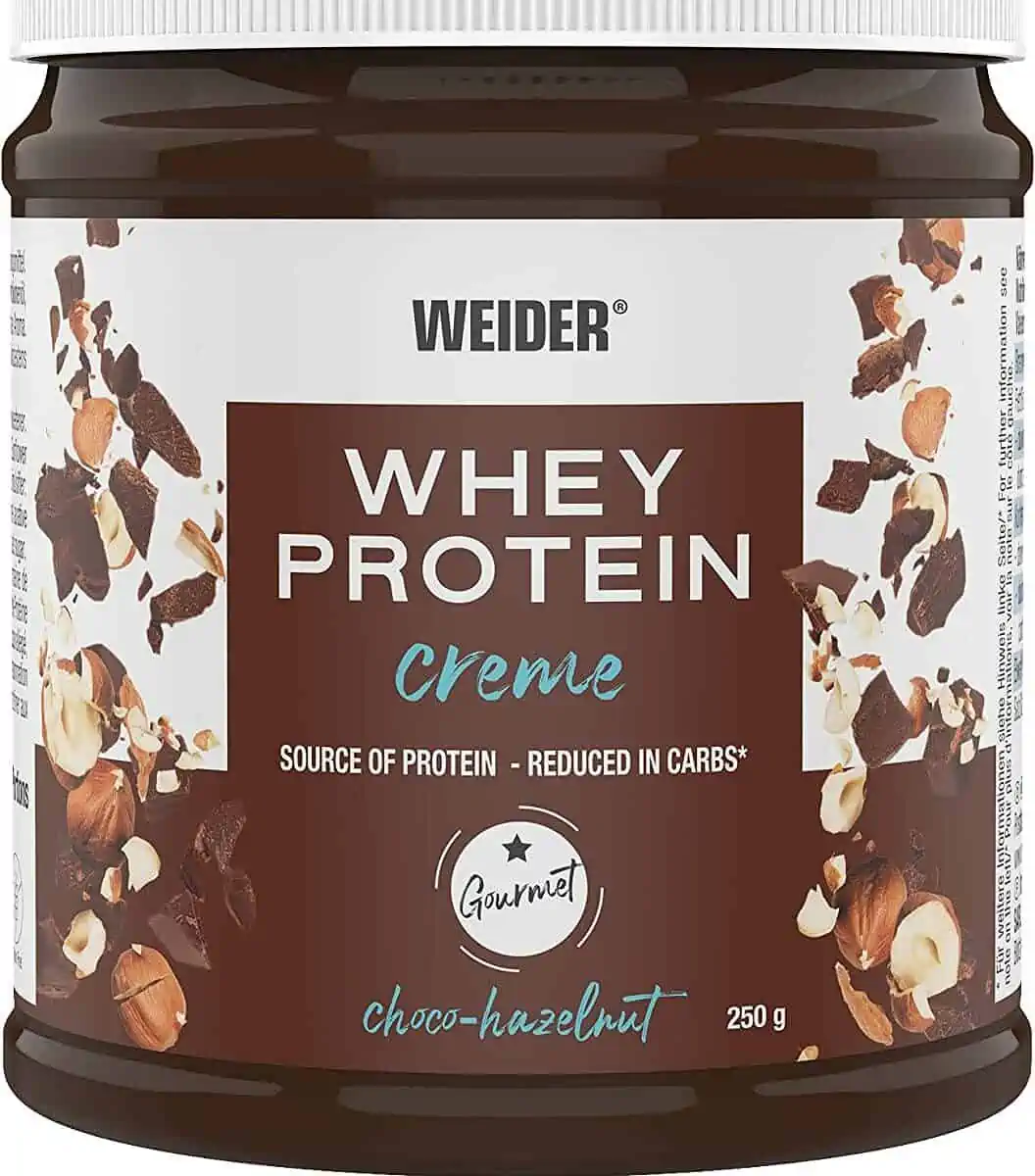 WEIDER Whey Protein Choco Creme (leckerer Schoko-Haselnuss Aufstrich mit 21% Protein) für 3,29 € [Prime] statt 4,99 €
