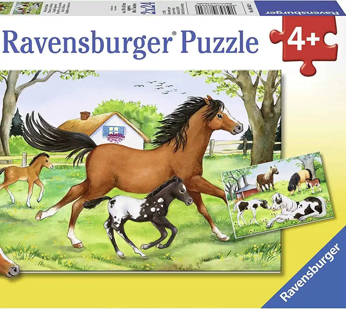 Ravensburger Kinderpuzzle – Welt der Pferde für 4,00 € [Prime] statt 10,89 €