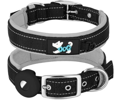 AKlamater AirTag Hundehalsband Reflektierendes Hundehalsband