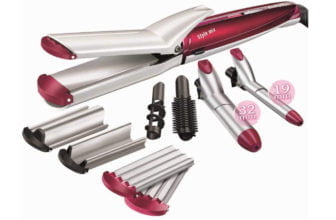 BaByliss Style Mix Multistyler 10 in 1 Locken Glaetten Kreppen Deep Waves Aufsaetze zum Wechseln MS