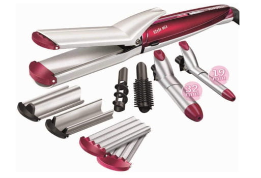 BaByliss Style Mix Multistyler 10 in 1 Locken Glaetten Kreppen Deep Waves Aufsaetze zum Wechseln MS