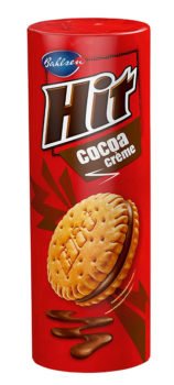 Bahlsen Hit Cocoa Creme 1er Pack Butterkeks mit Kakaocreme in praktischer Keksrolle 1 x 134 g