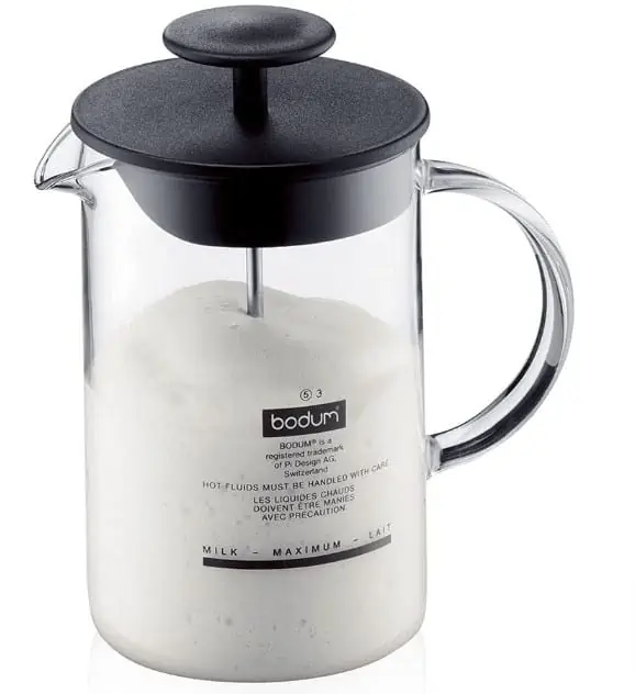 Bodum 1446-01 Milchschäumer mit Glasgriff Latteo für 14,99 € inkl. Prime-Versand (statt 27,69 €)