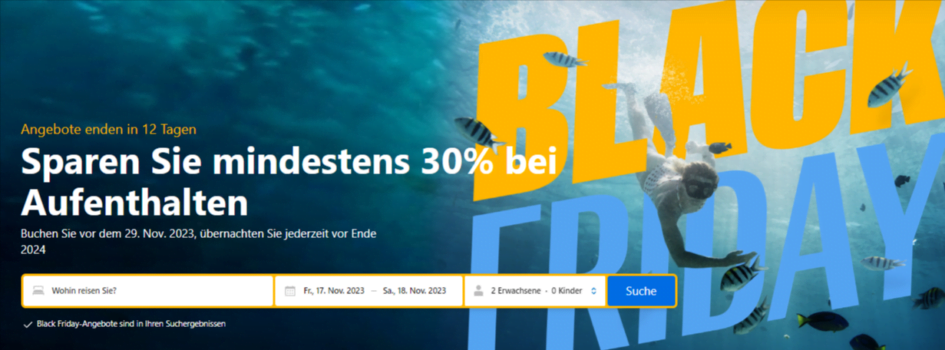 Booking com Deals und Angebote