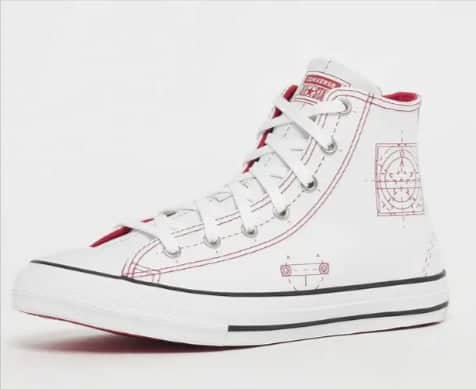 Converse Chuck Taylor All Star White University Red Black Fashion Sneaker Bei Snipes Bestellen