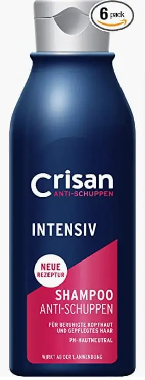 Crisan Anti-Schuppen Intensiv Shampoo, 6 x 250 ml ab 7,07 € inkl. Versand (statt 11,94 €)