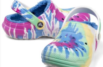 Crocs Unisex Classic Lined Tie dye Clogs