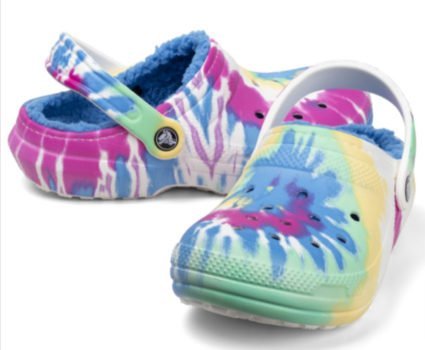 Crocs Unisex Classic Lined Tie dye Clogs