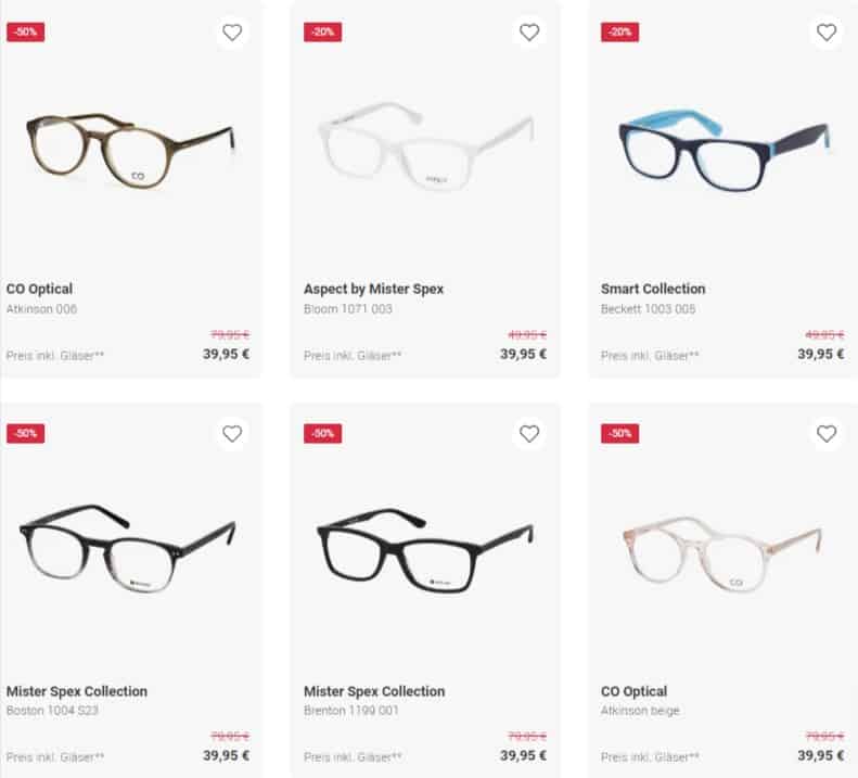 Deals Bei Mister Spex