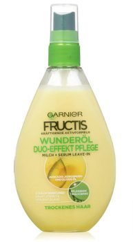 Garnier Duo Effekt Pflege Oil Repair Haarkur Intensiv Haaroel zum Spruehen ohne Ausspuelen mit wertvollen Natur Oelen fuer trockenes strapaziertes Haar Fructis 1er Pack 150ml Amazon de Beauty