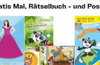 Gratis Mal Raetselbuch und Poster