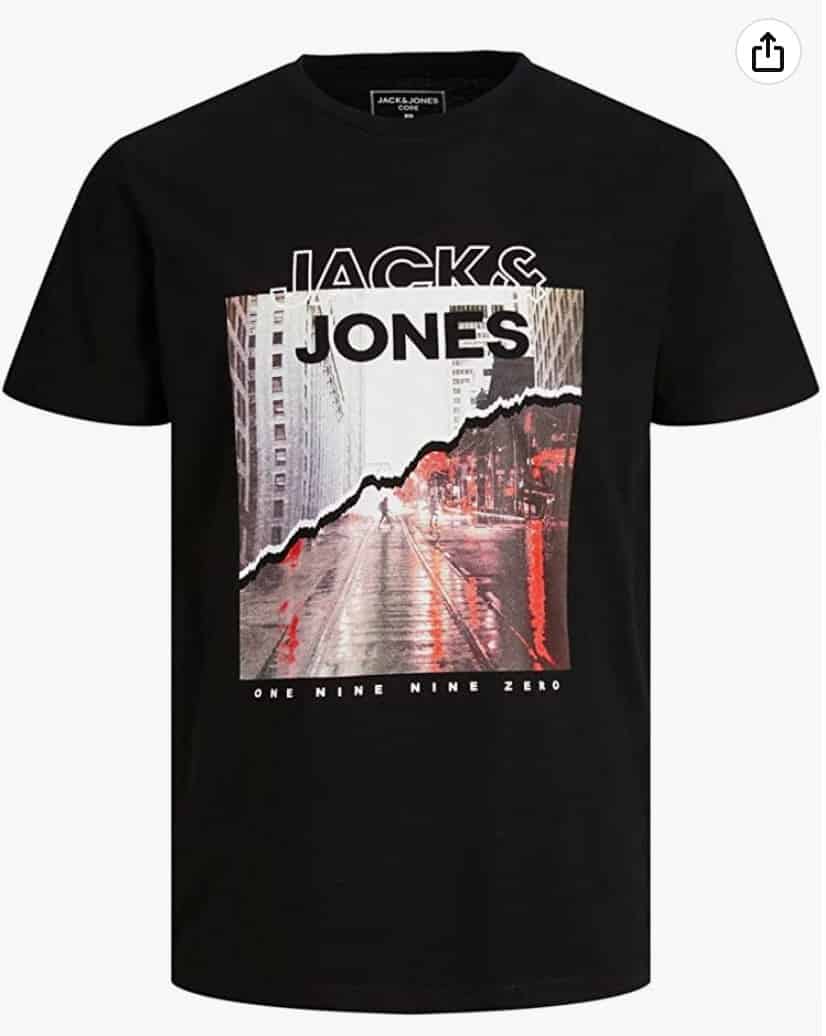 Jack Jones Male T Shirt Crew Neck Amazon.de Fashion