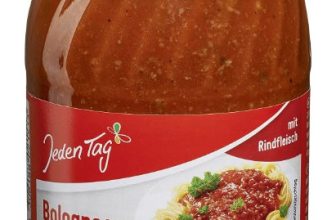 Jeden Tag Nudelsauce Bolognese 420 g 400ml Amazon de Lebensmittel Getraenke