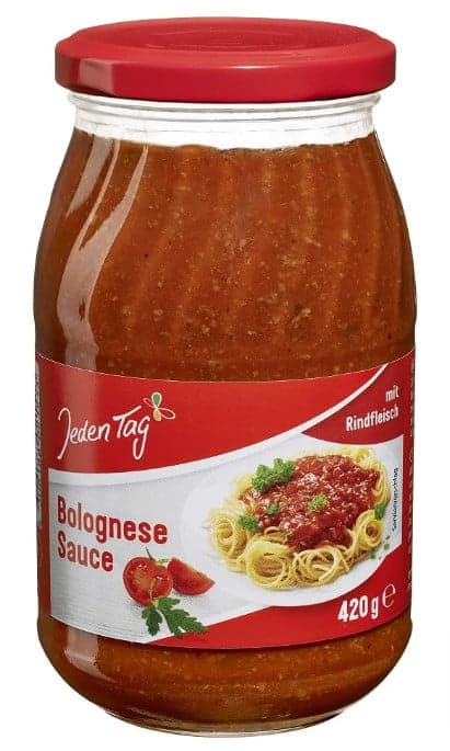 Jeden Tag Nudelsauce Bolognese 420 G 400Ml Amazon De Lebensmittel Getraenke