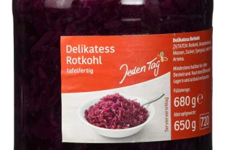 Jeden Tag Rotkraut tafelfertig Glas 680g Amazon de Lebensmittel Getraenke