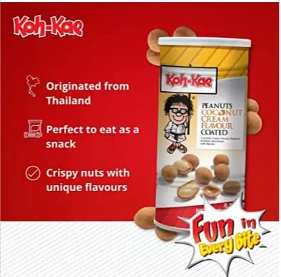 KOH-KAE – Erdnüsse mit Kokosgeschmack, (6 X 230 GR) 3,86 € (Prime) statt 24,54 €