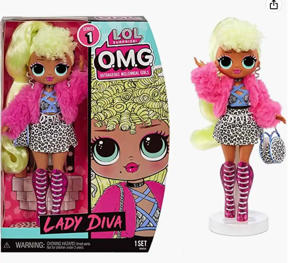 LOL Surprise OMG Modepuppe Serie 1 – LADY DIVA für 12,49 € inkl. Prime-Versand (statt 23,94 €)