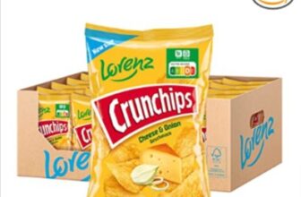 Lorenz Snack World Crunchips Cheese Onion 20er Pack 20 x 150 g Amazon de Lebensmittel Getraenke