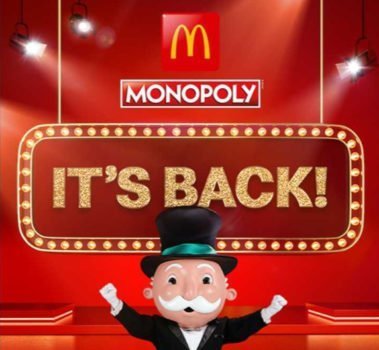 McDonalds Monopoly ab 10 11 2022