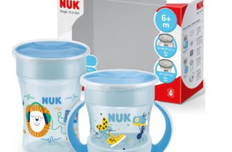 NUK Magic Cup Mini Magic Cup Trinklernbecher Duo Set   auslaufsicherer 360° Trinkrand   ab 6 Mona