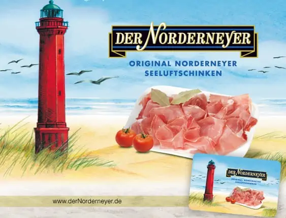 3x Norderneyer Seeluftschinken kaufen & Schneidebrettchen Gratis erhalten