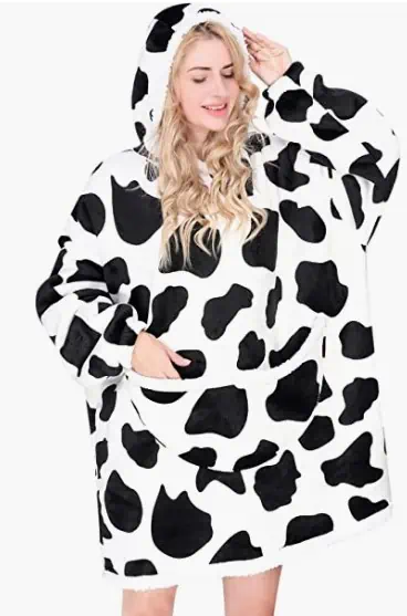 Hoodie Decke Oversize Pullover Damen – Kuscheldecke mit Ärmeln für 12,49 € inkl. Prime-Versand (statt 24,99 €)
