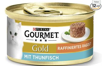 PURINA GOURMET Gold Raffiniertes Ragout Katzenfutter nass mit Thunfisch 12er Pack 12 x 85g Amazon de Haustier