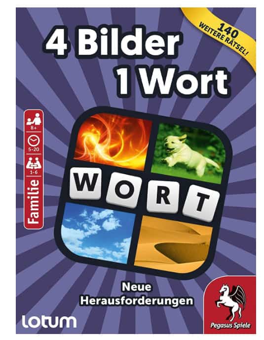 Pegasus Spiele 4 Bilder 1 Wort Neue Herausforderungen Amazon De Spielzeug