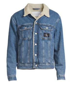 REGULAR SHERPA DENIM JACKET DENIM LIGHT Online Outlet Otrium