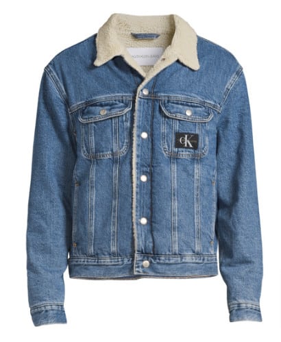 Regular Sherpa Denim Jacket Denim Light Online Outlet Otrium