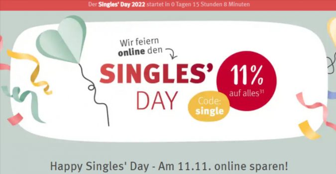 ROSSMANN Singles Day 11 auf fast alles rossmann de