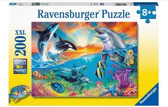 Ravensburger Kinderpuzzle 12900 Ozeanbewohner Unterwasser Puzzle fuer Kinder ab 8 Jahren mit 200 Teilen im XXL Format Amazon de Spielzeug