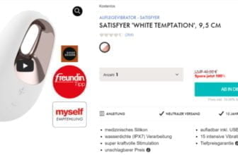 Satisfyer White Temptation Auflegevibrator e1669064112505