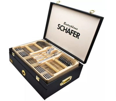 Schaefer Besteckset silber Edelstahl 72 tlg ▶ online bei POCO kaufen