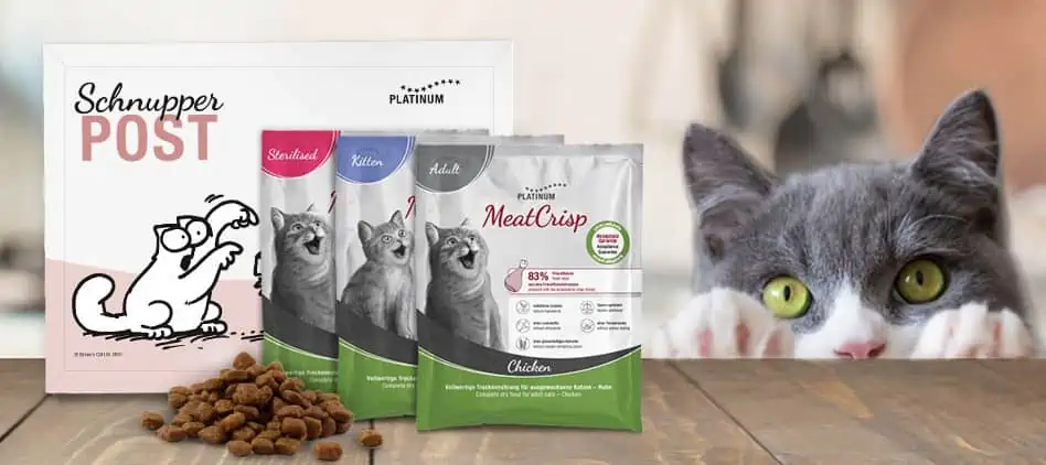 Gratis: Schnupperprobe Hunde/Katzenfutter von Platinum