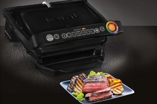 Tefal-OptiGrill-Kontaktgrill-6-Programme-Garstufenanzeige-Abnehmbare-Platten-Manueller-Modus-Elektrogrill-Schwarz-GC705816