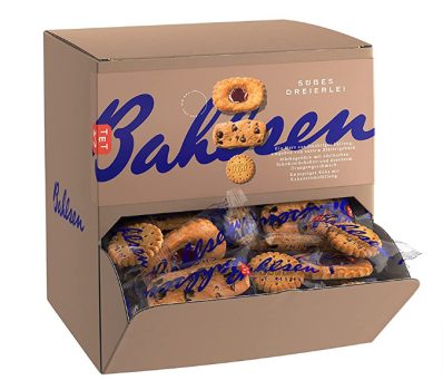 The Bahlsen Family Suesses Dreierlei Theken Display Mischung mit den Klassikern Deloba Schokolade Hit und Chokini 1 x 988 g Amazon de Lebensmittel Getraenke