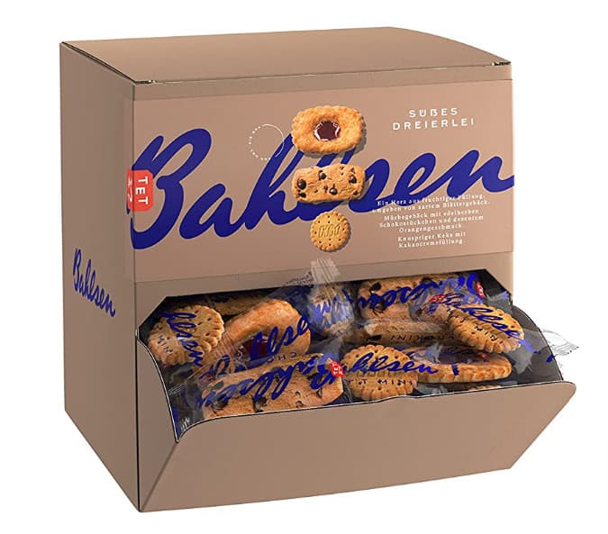 The Bahlsen Family Suesses Dreierlei Theken Display Mischung Mit Den Klassikern Deloba Schokolade Hit Und Chokini 1 X 988 G Amazon De Lebensmittel Getraenke