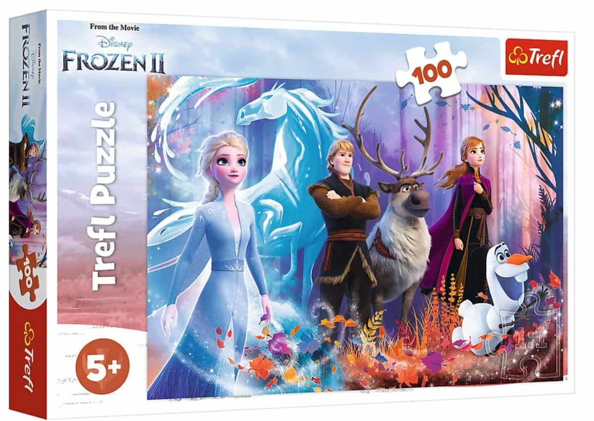Trefl Puzzle Die Magie Des Eisigen Landes Disney Frozen 2 100 Teile Fuer Kinder Ab 5 Jahren Ama