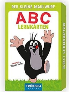 Troetsch Der kleine Maulwurf Kartenset ABC Lernkarten Uebungskarten Lernspiel Vorschule Grundschule Troetsch Verlag Amazon de Buecher