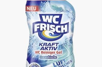 WC FRISCH WC Reiniger Gel Ozeanfrische 750 ml WC Reiniger mit Lufterfrischer Effekt Toilettenrei