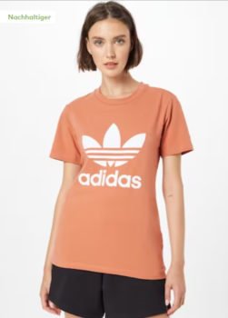 adidas Originals T Shirt in Rostbraun