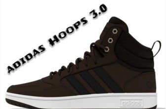 adidas Sneaker Hoops 3 0 Mid WTR dunkelbraun schwarz Fussball Shop