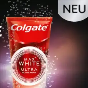 Gratis Testen: Colgate Max White Ultra Active  [Käufe nur bei Müller o. DM]