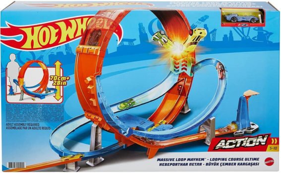 hot wheels massive loop mayhem track set