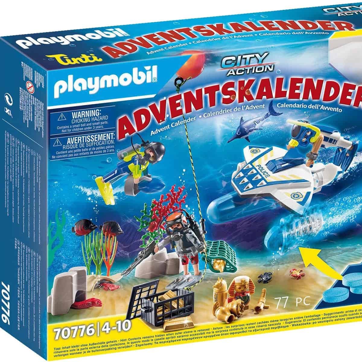Playmobil Badespass Polizeitaucheinsatz Adventskalender 70776