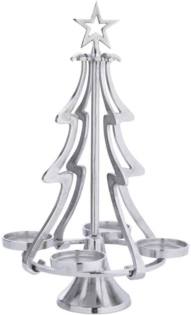 Pureday Advent Kerzenhalter Weihnachtsbaum Adventskranz H54Xo33Cm 9347612 350