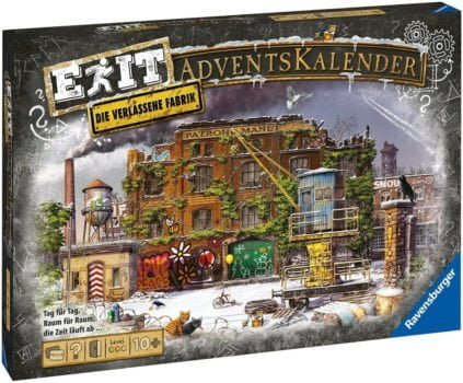 ravensburger exit adventskalender die verlassene fabrik 182336